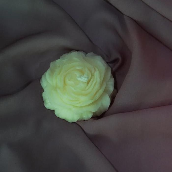 Bougie fleur de pivoine