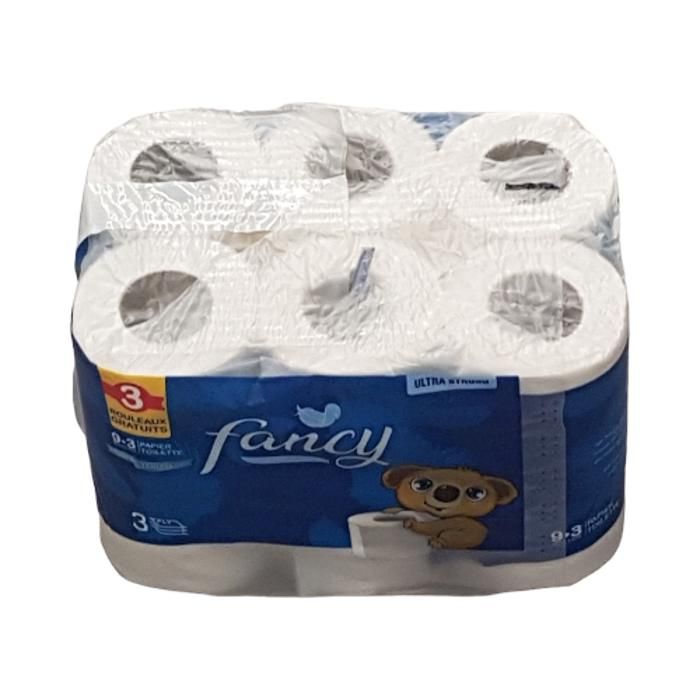 papier hygiénique FANCY 9+3 3PLIS
