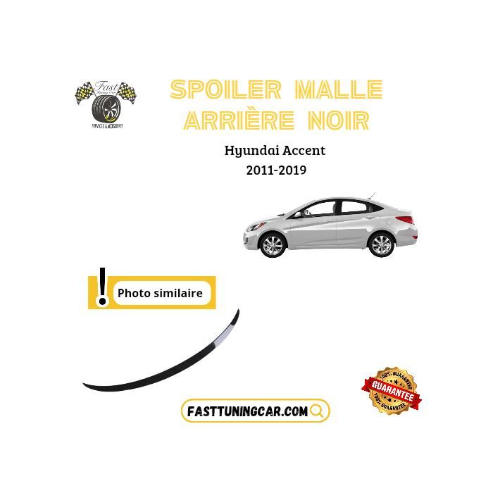 Spoiler arrière noir brillant sunplex pour Hyundai Accent 2011-2019