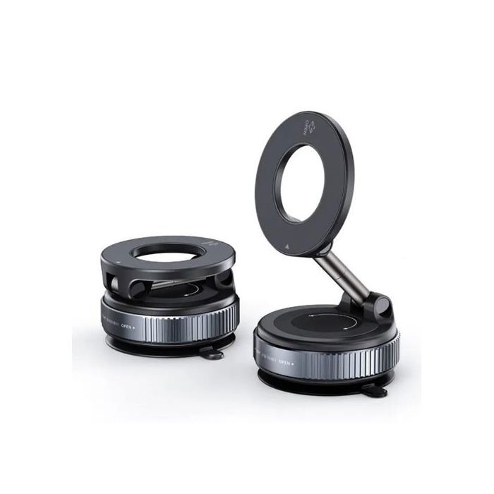 Support de Téléphone Magnétique Pliable Rotatif Pour Tableau de Bord de Voiture