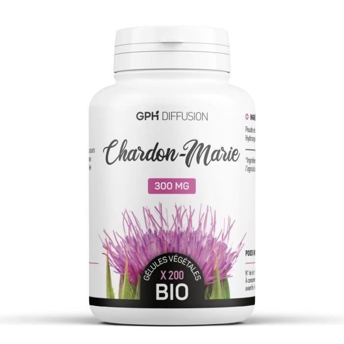 Chardon Marie Bio AB 200 gélules végétales 300 mg