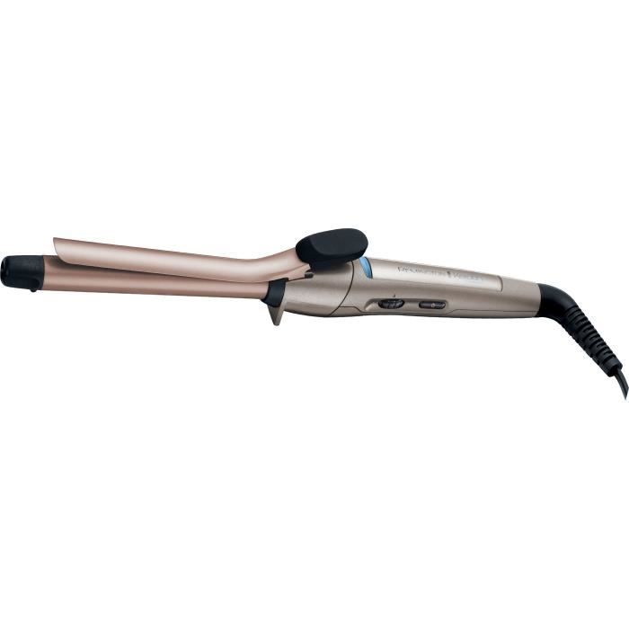 Fer à boucler - REMINGTON - CI5318 Keratin Protect - 210° C - Chauffe rapide - 8 températures - Gris