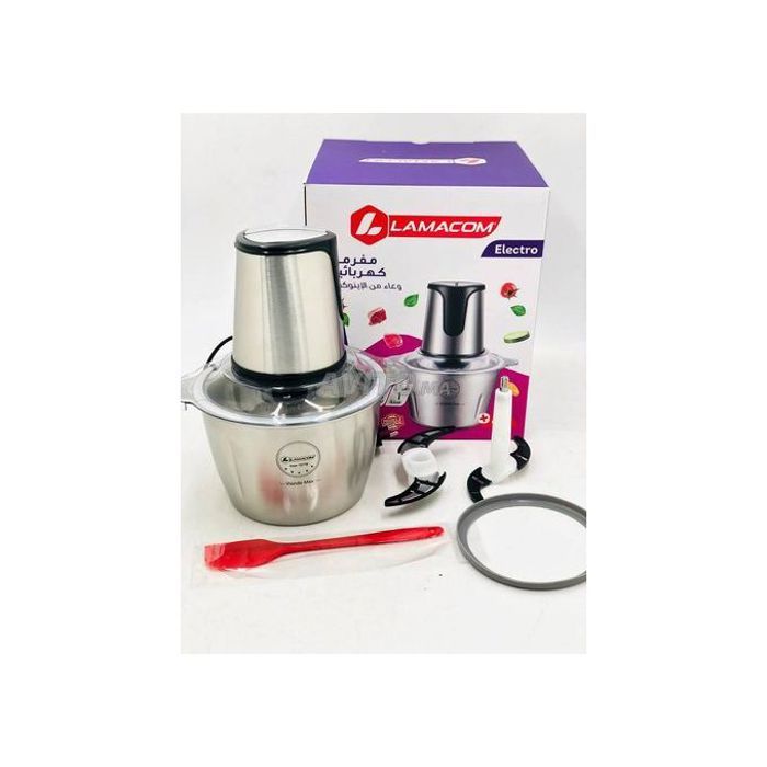 Hâchoir électrique 300W Bol Inox 2L 2 vitesses pour tous les aliments
