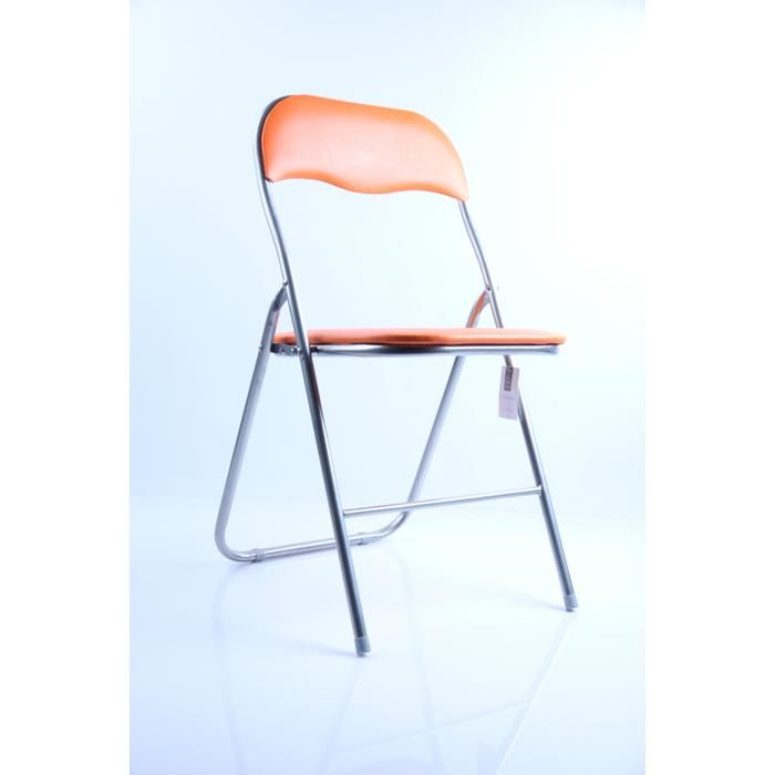 Chaise pliable - CMP - 44x48,5x80cm - Inox - Simili