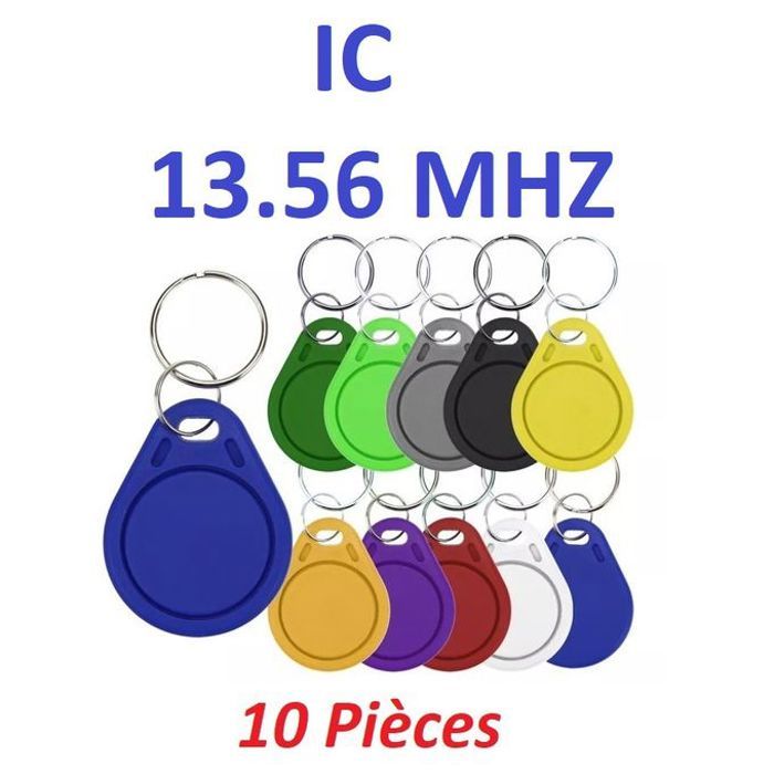 10 Pièce RFID IC porte clés Non Modifiable clone carte à puce