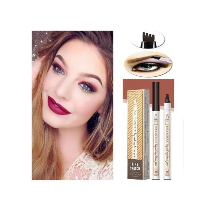 Nouveau Traceur de Précision 2 en 1 Pour Sourcils et cils eyebrow pen