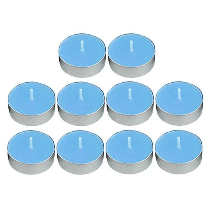 Lot de 10 bougies parfumées romantiques et décoratives, pour une ambiance chaleureuse et parfumée.