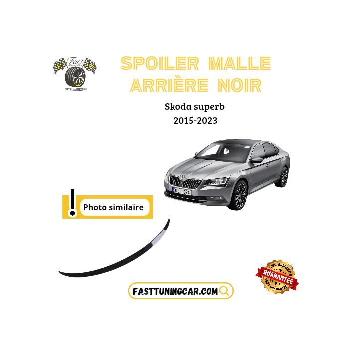 Spoiler arrière noir brillant sunplex pour Skoda Superb 2015-2023