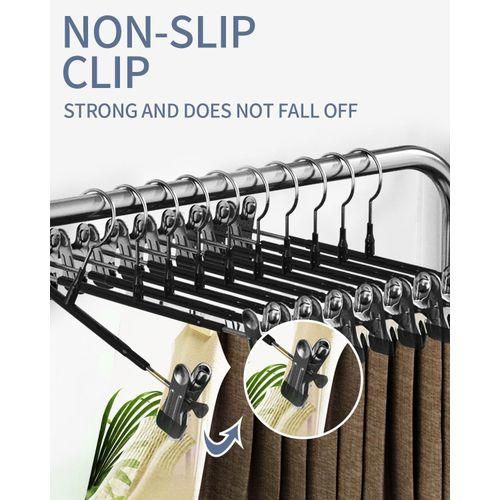 Lot de 10 Ceintre Métal pour Pantalon Cintres