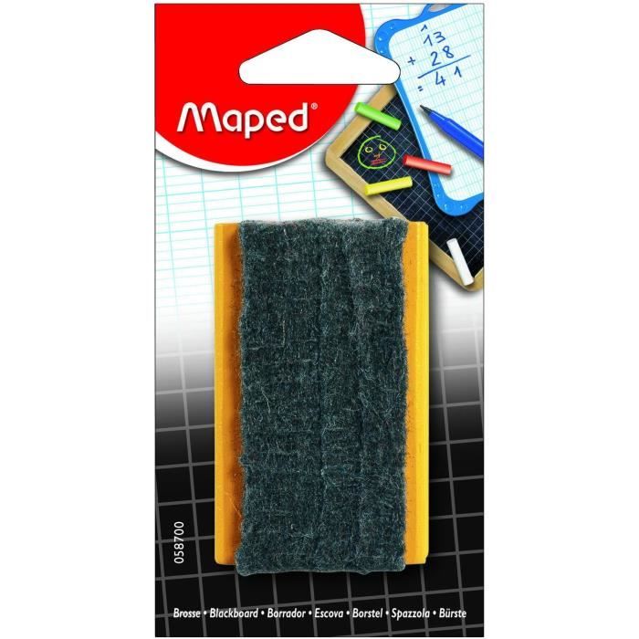 MAPED - Brosse pour Ardoise - Pour Ardoises Blanches et Noires - 18g