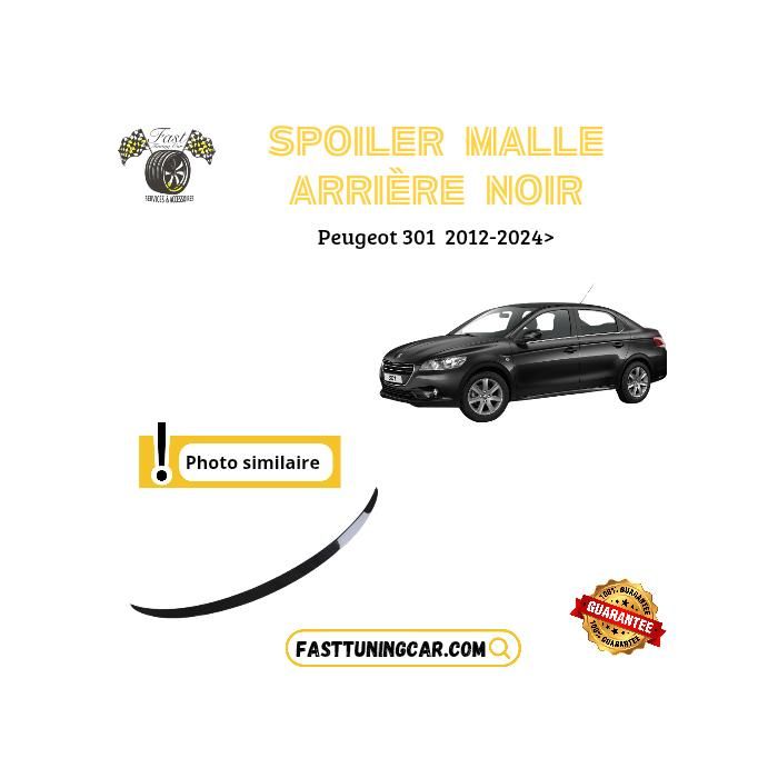 Spoiler arrière noir brillant sunplex pour Peugeot 301 2012-2024>