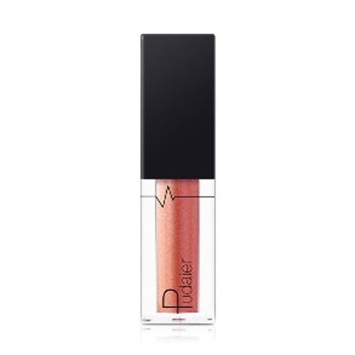 Pudaier Gloss à Lèvres Mat Métallique Nacré Couleur 08 - 3.5ml