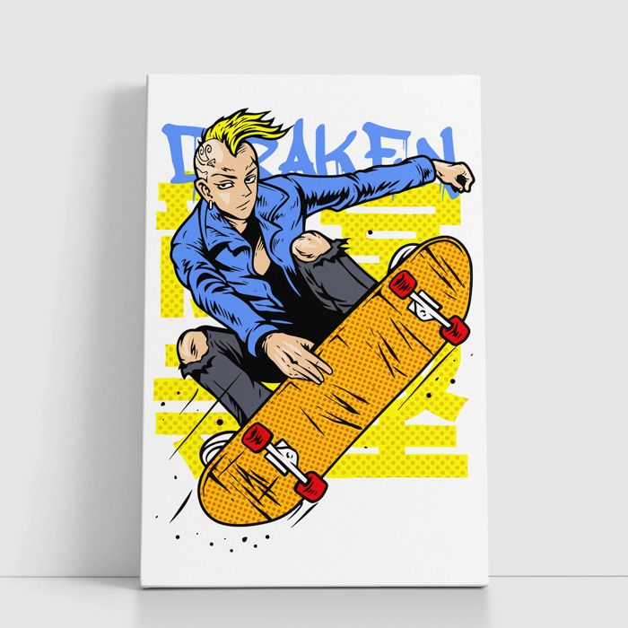 Tableau decoratif sur Toile 25x40 cm Anime attack on titan - one piece - Naruto - death note - Jujutsu Kaisen - Spy x Family 1419