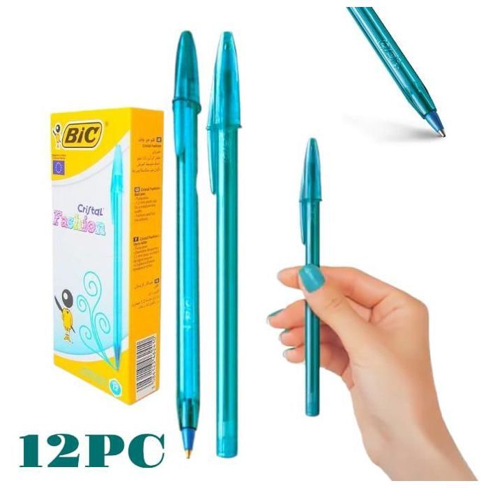 boite de 12 Stylos Elegant Crystal marron: Éclat et élégance au quotidien ,
