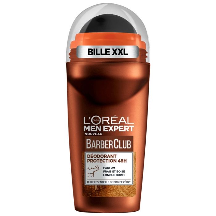 Déodorant Bille - L'Oréal Paris - Men Expert - Barber Club - Protection 48h - 50ml