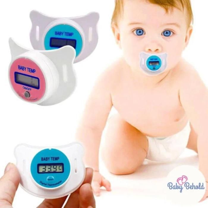 Thermomètre digital lcd mamelon bébé(Couleur aléatoire)