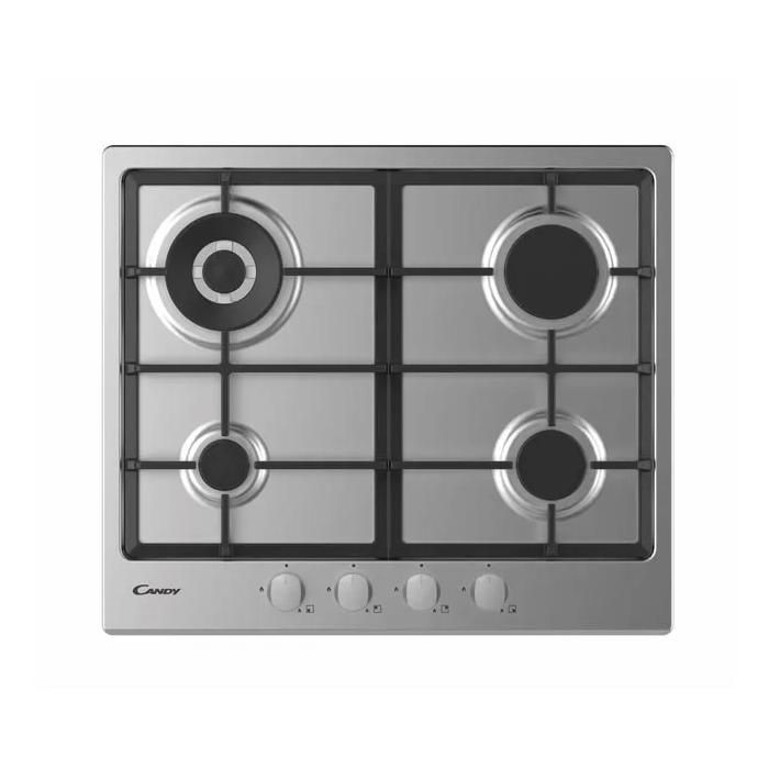 Plaque de cuisson CHG6BR4WX 4feux 60cm inox - CANDY