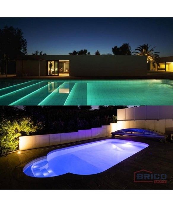 PROJECTEUR PISCINE LED PEKIN 45W ROND 12V RGB IP68