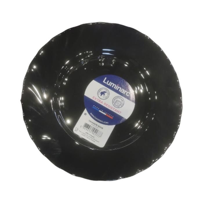 ASSIETTE DESSERT NOIRE TRIANON 19 CM