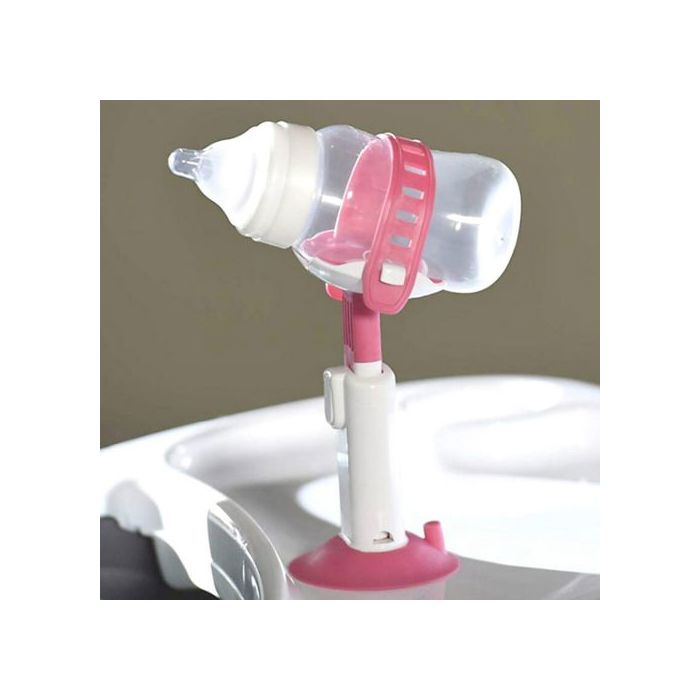 Porte-Biberon Réglable avec Ventouse pour un Allaitement Mains Libres et Facile