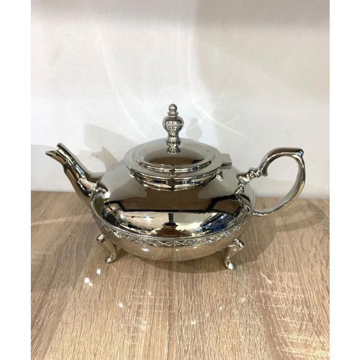 Théière - AYA HOME - Feda Argenté - 1L - INOX - Compatible lave-vaisselle