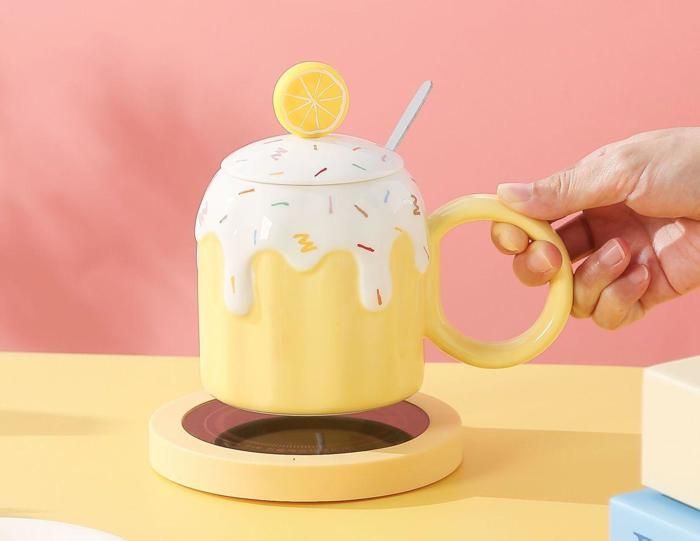 Fruit glaze Ceramic mug warmer TC-177-2