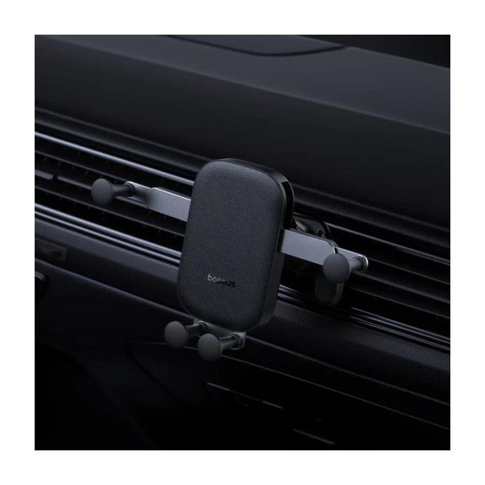 Support de téléphone pliable pour voiture Baseus UltraControl Mega Series Cluster Noir