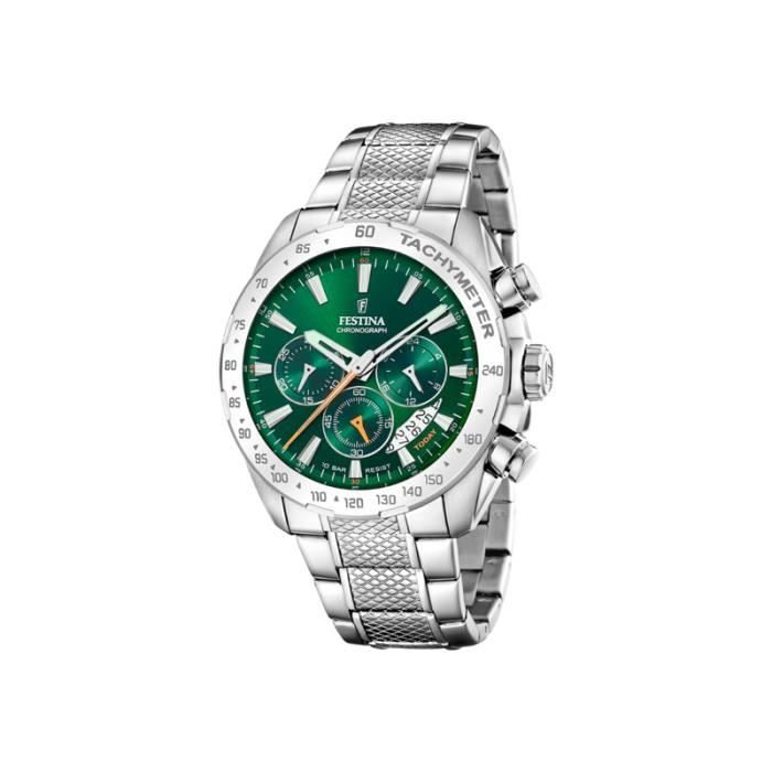 Montre - Festina - F20668/3 - Chronographe - Acier - Étanche 50m