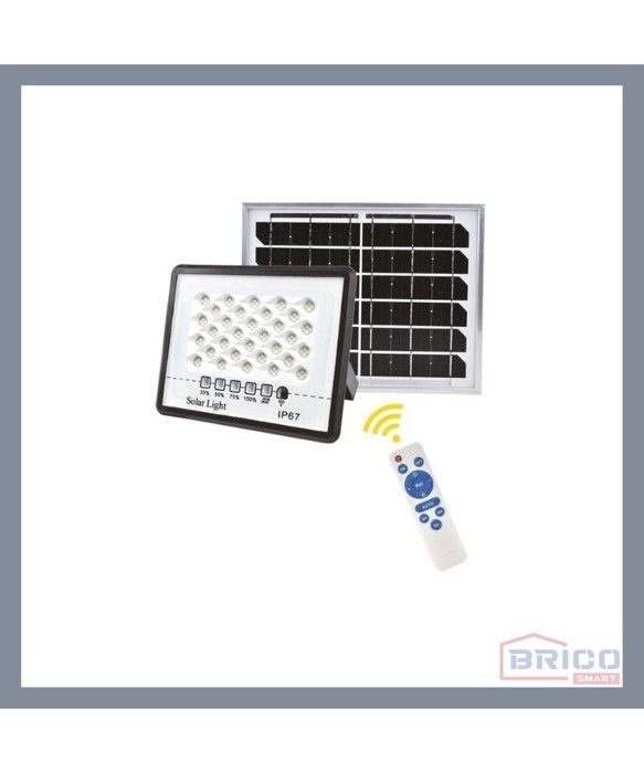 PROJECTEUR SOLAIRE LED FLORIDE 400W 6500K + TELECOMMANDE VLIGHT