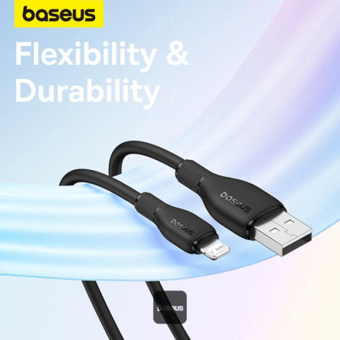 Câble de charge - Baseus - Pudding Series - 2.4A - 1.2 m - Compatible iPhone/iPad