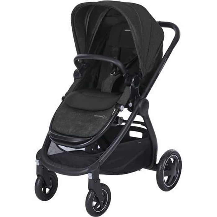BEBE CONFORT poussette citadine Adorra, de la naissance à 4 ans, Nomad Black