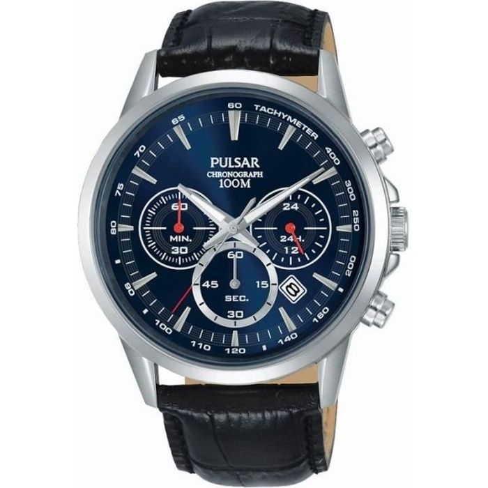 Montre - Pulsar - PT3921X1 - Bleu - Quartz - Étanchéité 10 ATM