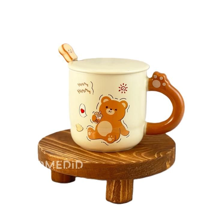 Toast bear Ceramic mug H-353