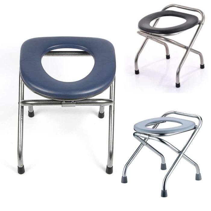 Siège de Toilette Pliable pour Femmes Enceintes et Personnes Âgées(Couleur aléatoire)