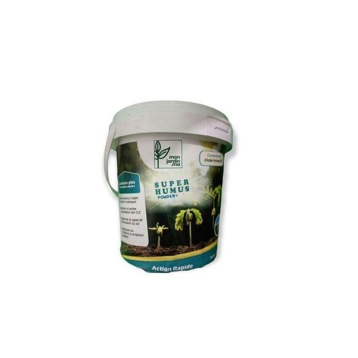 Mon jardin Super Humus Poudre – Engrais Organique Naturel pour Plantes – Croissance Rapide – Seau 1kg