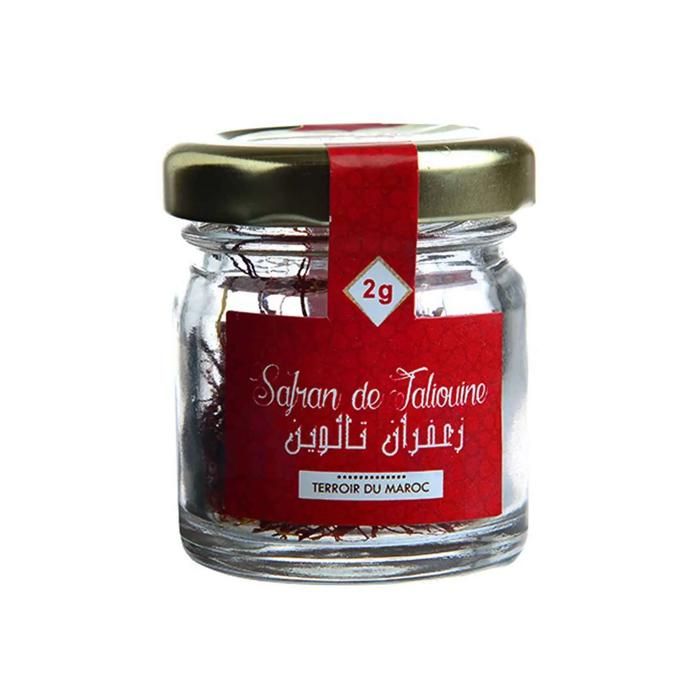Safran de Taliouine flacon en verre 2g - DAR AZAÂFARAN
