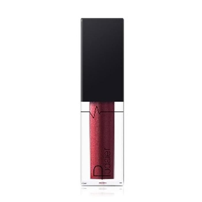 Pudaier Gloss à Lèvres Mat Métallique Nacré Couleur 06 - 3.5ml