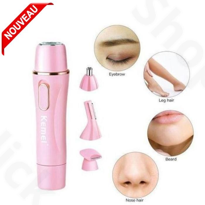 Epilateur rasoir électrique rechargeable premium 4en1