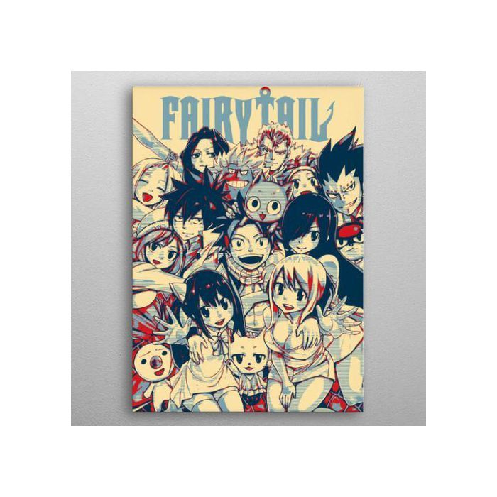 Affiche Décoration Murale - Fairy Tail - Mixte - Intérieur - À Suspendre - Qualité Suprême