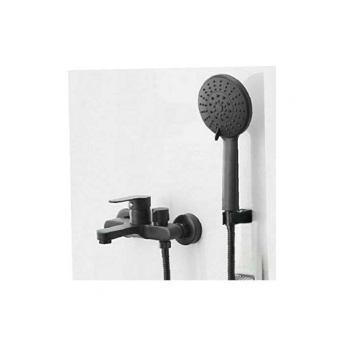 Mitigeur douche Avec Douchette flexible Pro Haute Qualité por salle de bain noir