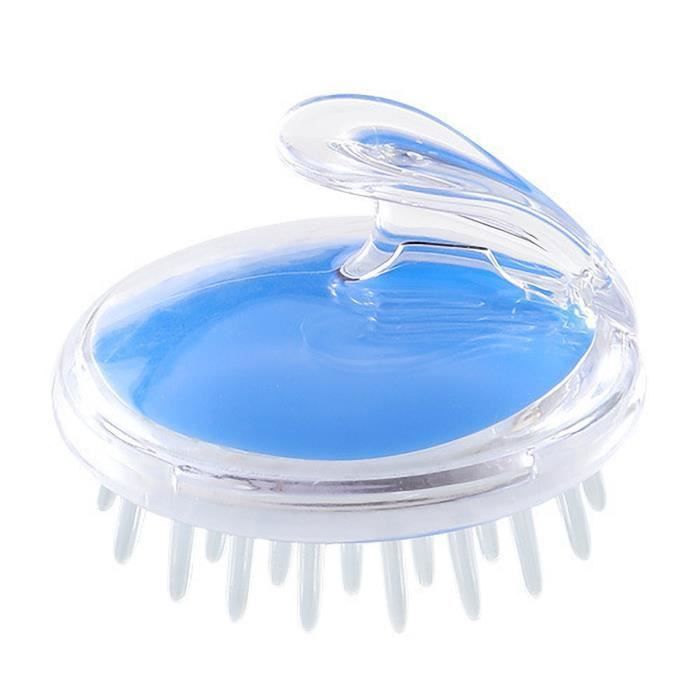 Brosse de shampoing - Fdit - Massage cuir chevelu - Douce - Transparent - Nettoyage profond