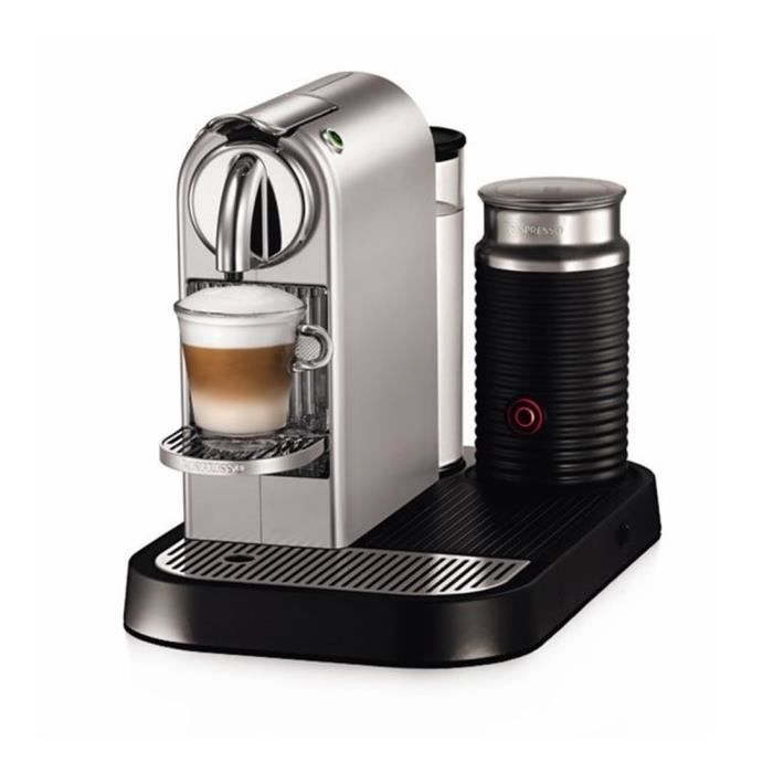 Expresso à capsule NESPRESSO CITIZ&MILK C122, INOX 19 BARS