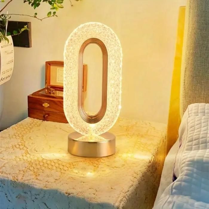 Lampe Abat jour de Table Tactile Sans Fil USB/LED-Circulaire