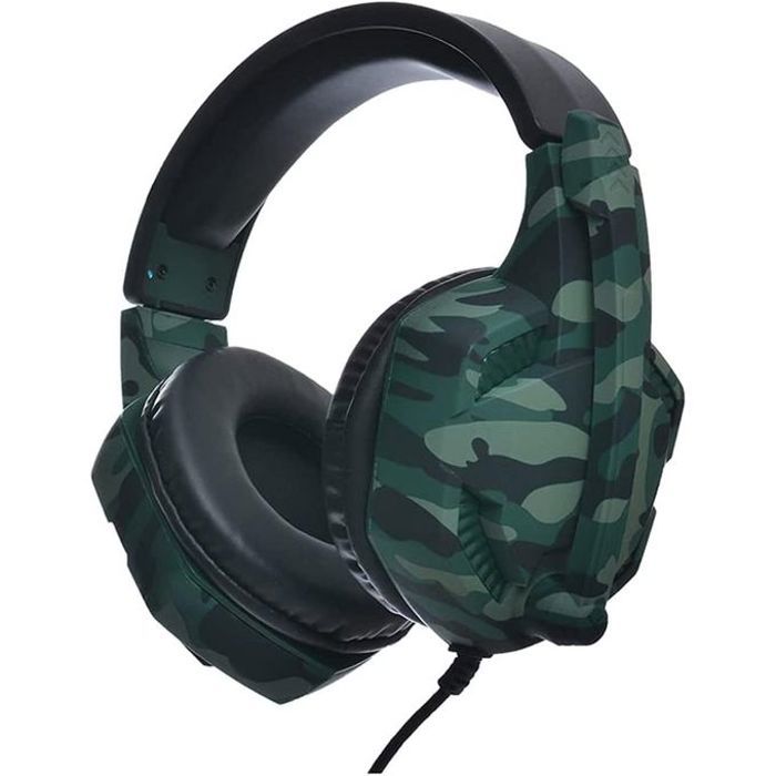 Casque de Jeu Filaire avec Micro 3.5MM - Stéréo pour PC, PS4, PS3, Xbox (Son Immersif, Conception Légère, Double Micro)