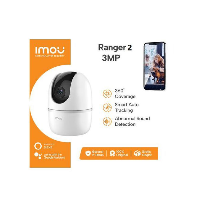 imou Caméra de surveillance 3MP WiFi panoramique 360° Micro-Audio