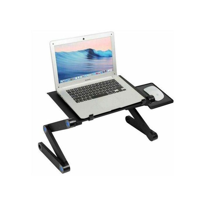 Table Laptop Ajustable T8 Avec 2 Ventilation De Refroidissement