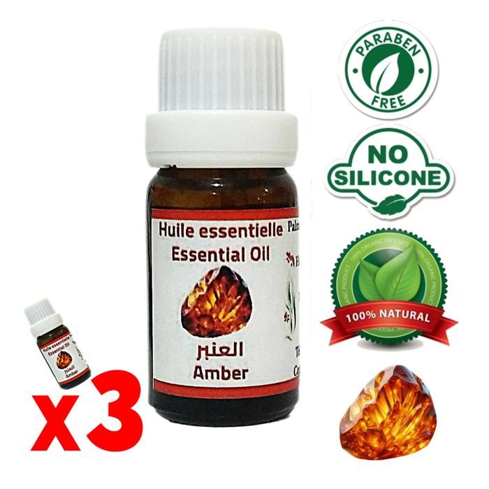 Huile Essentielle d'ambre Essence amber fragrance 100% naturelle 30ml
