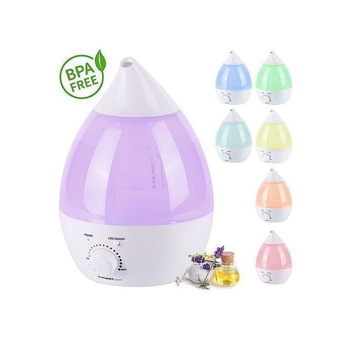 Humidificateur et Diffuseur d'arôme avec Lumières a Éclairage LED