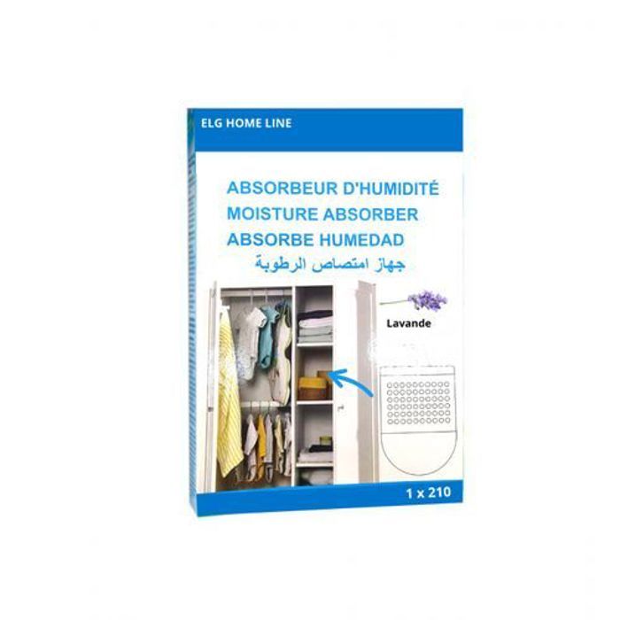 ELG HOME LINE Absorbeur D’Humidité Déshumidificateur Lavande Pour Placard
