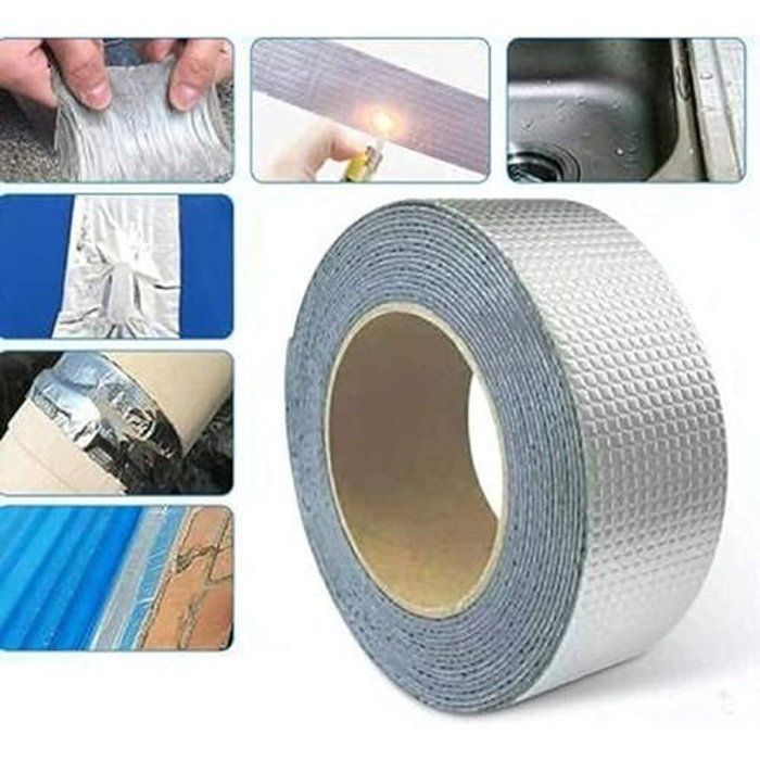 Feuille d'aluminium Ruban de caoutchouc butyle auto-adhésif étanche